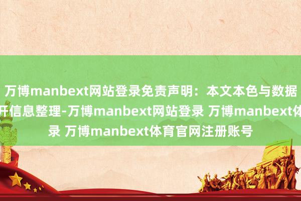 万博manbext网站登录免责声明：本文本色与数据由不雅点笔据公开信息整理-万博manbext网站登录 万博manbext体育官网注册账号